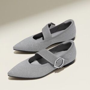NEW VIVAIA Gray Ballet Flats 39.5  Size 9